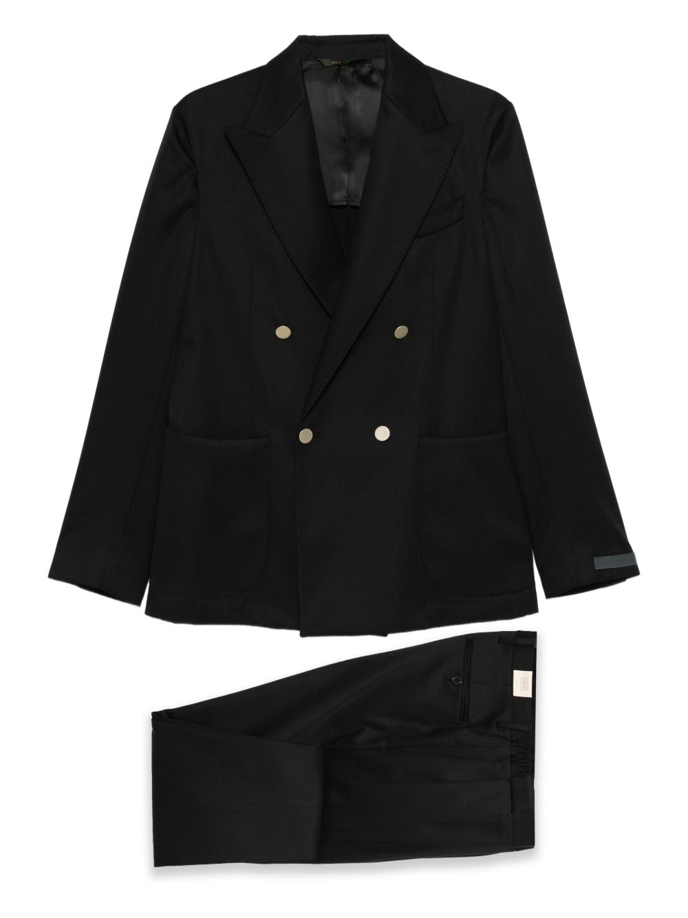 Abiti doppiopetto in lana bolgheri in nero Briglia 1949 - uomo 