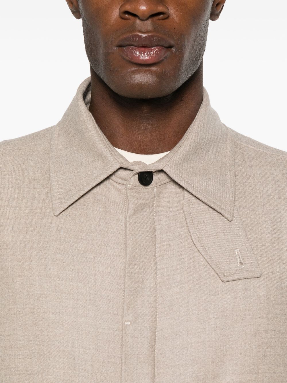Giacca camicia twill in beige Briglia 1949 - uomo 
