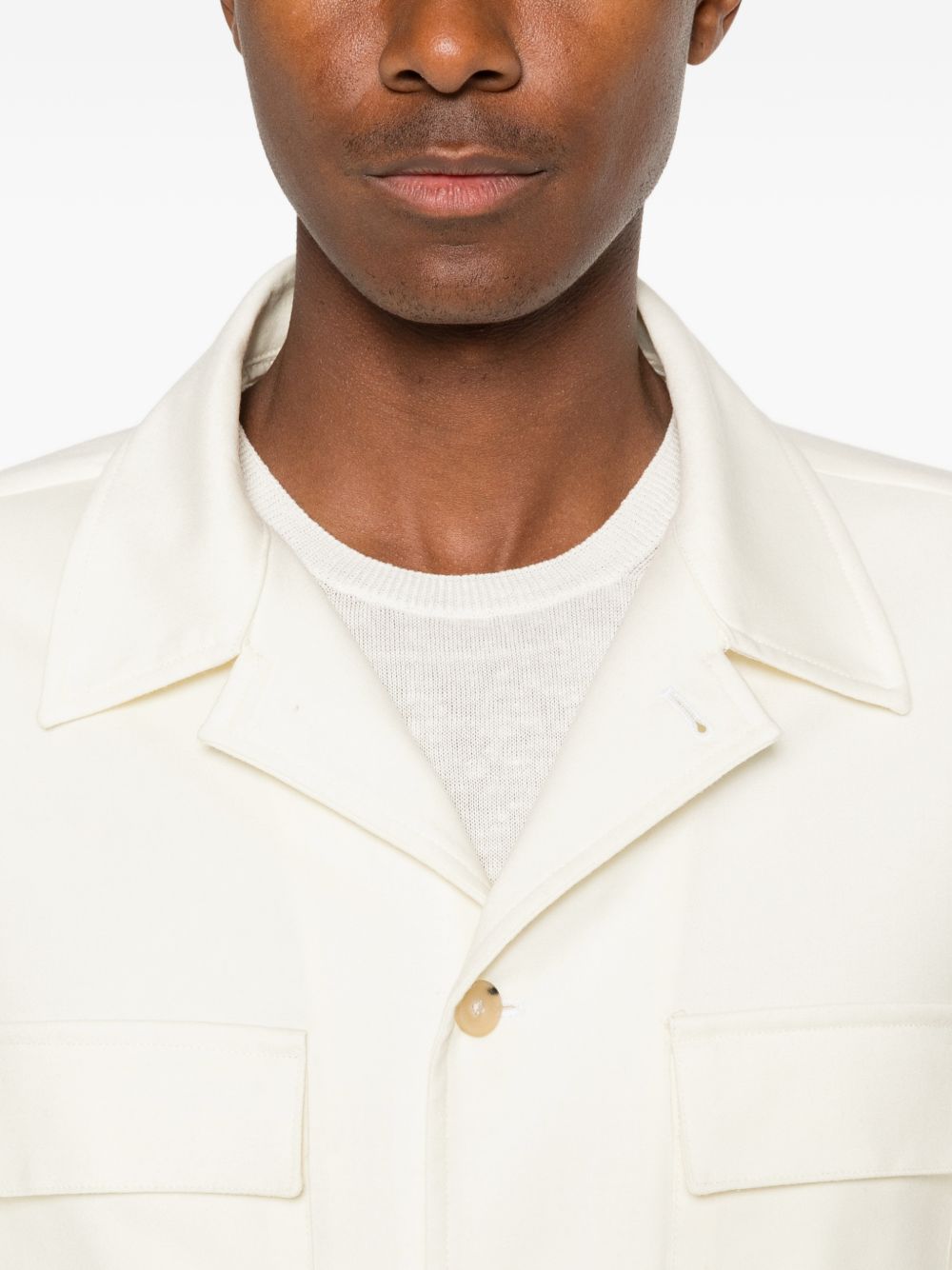 Camicia con tasche in verde in marrone Briglia 1949 - uomo 