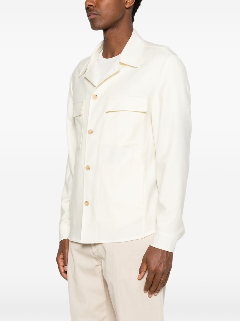 Camicia con tasche in verde in marrone Briglia 1949 - uomo 