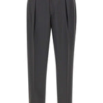 Pantaloni sartoriali in lana con pieghe doppie in grigio Briglia 1949 - uomo 