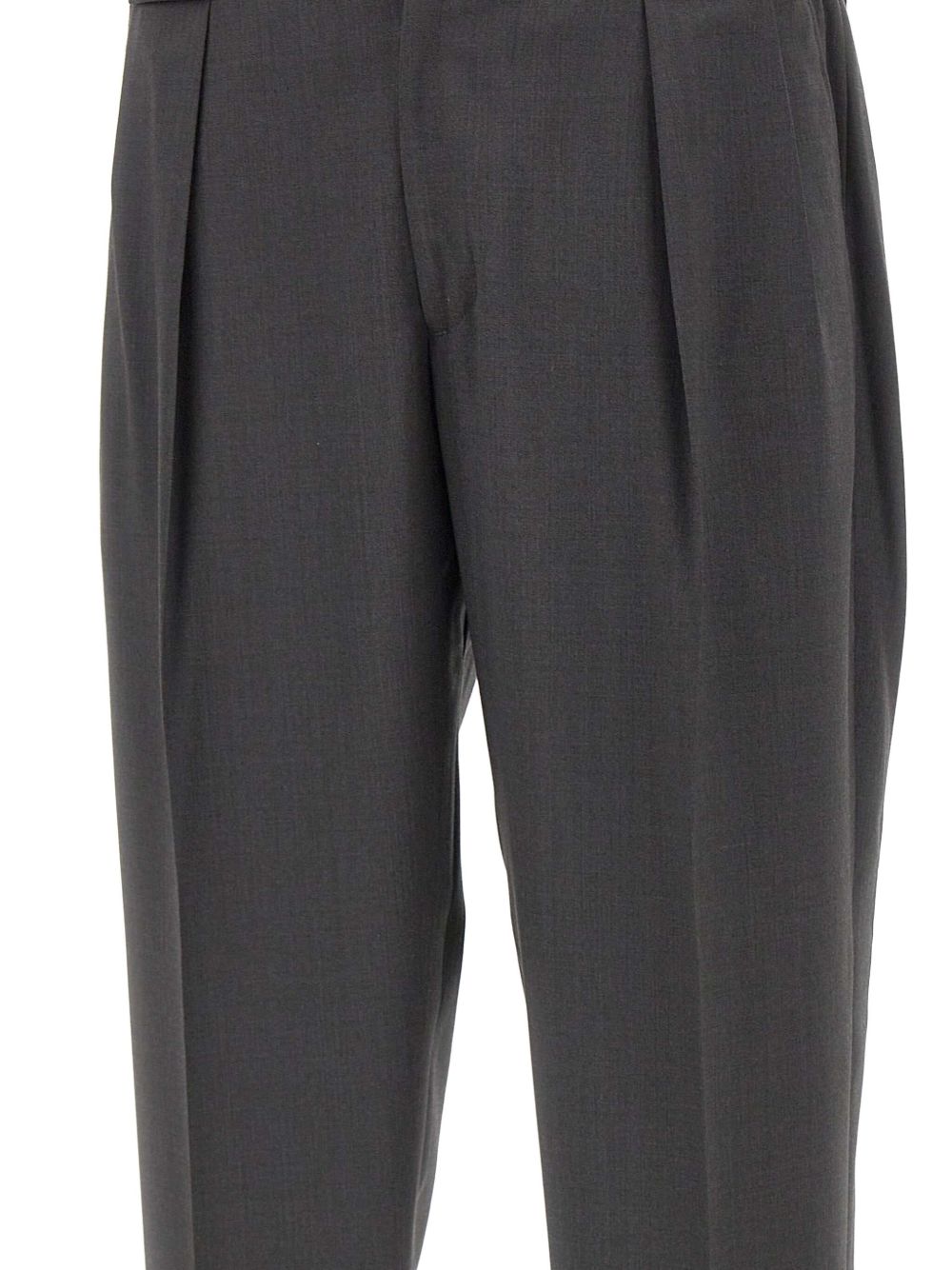 Pantaloni sartoriali in lana con pieghe doppie in grigio Briglia 1949 - uomo 