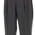Pantaloni sartoriali in lana con pieghe doppie in grigio Briglia 1949 - uomo 