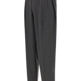 Pantaloni sartoriali in lana con pieghe doppie in grigio Briglia 1949 - uomo 