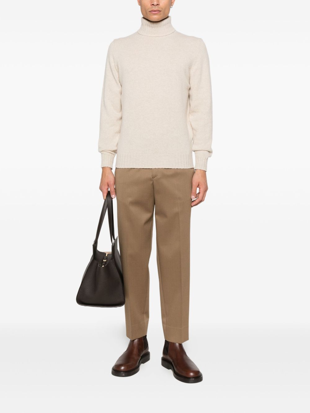 Pantaloni in lana in marrone Briglia 1949 - uomo 
