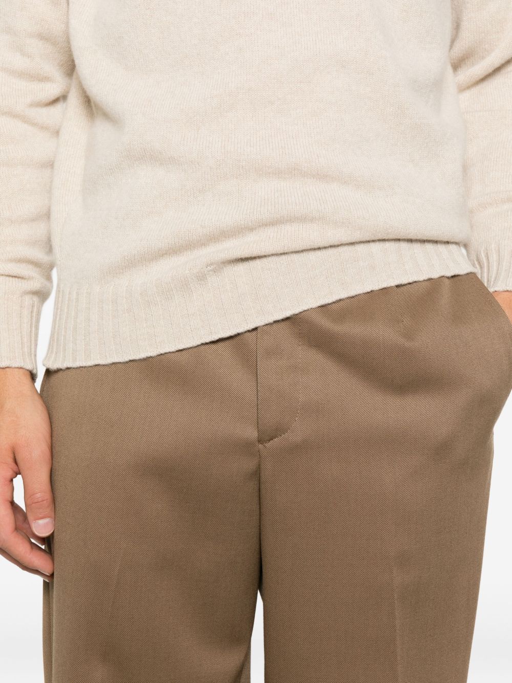 Pantaloni in lana in marrone Briglia 1949 - uomo 
