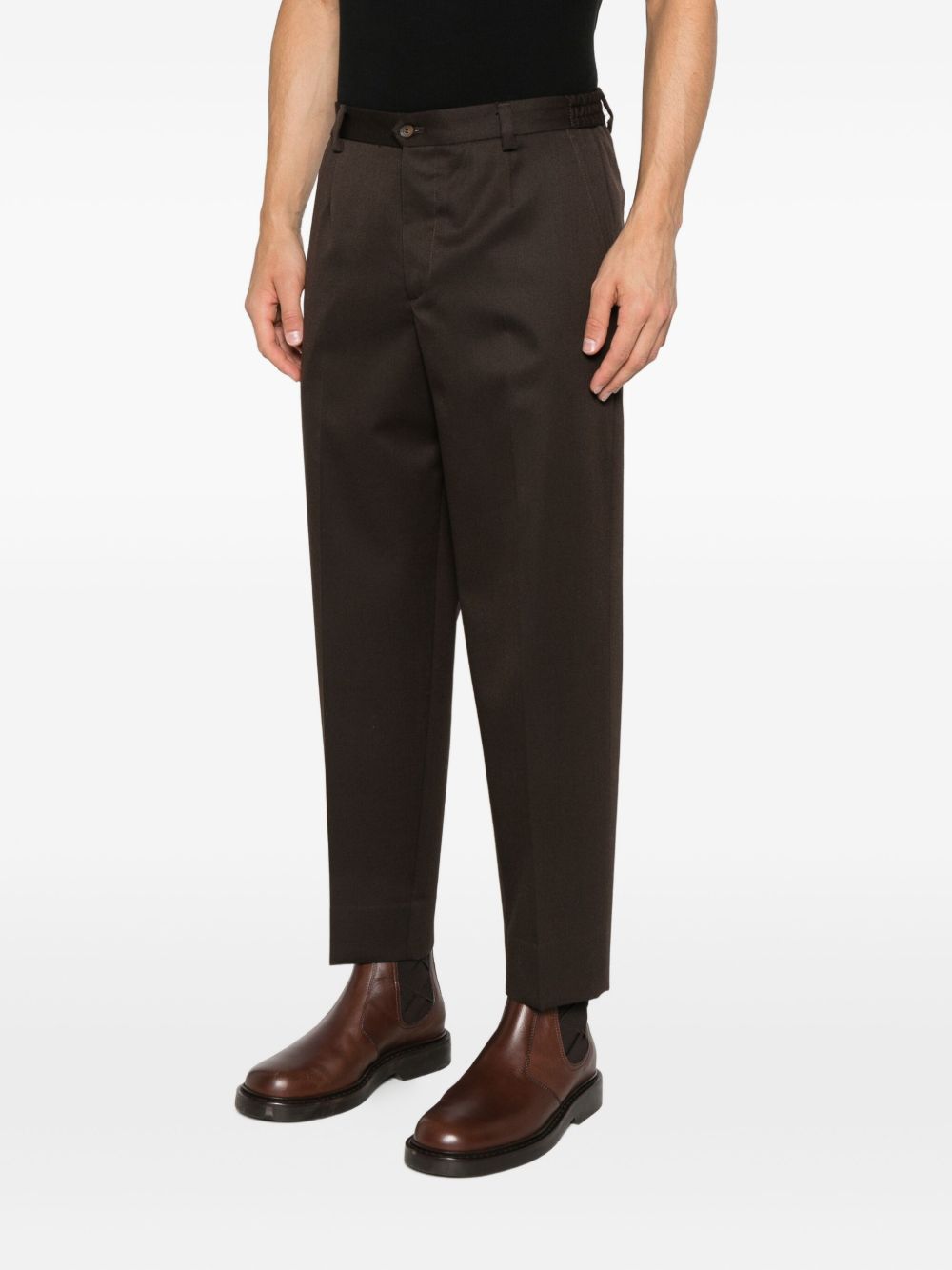 Pantaloni in lana in marrone Briglia 1949 - uomo 