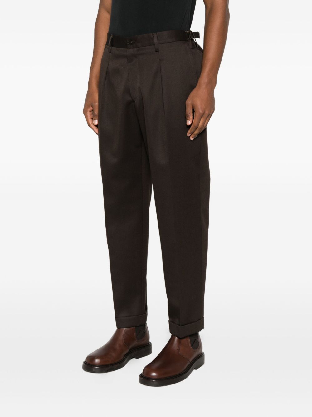 Pantaloni con pieghe in marrone Briglia 1949 - uomo 