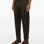 Pantaloni con pieghe in marrone Briglia 1949 - uomo 