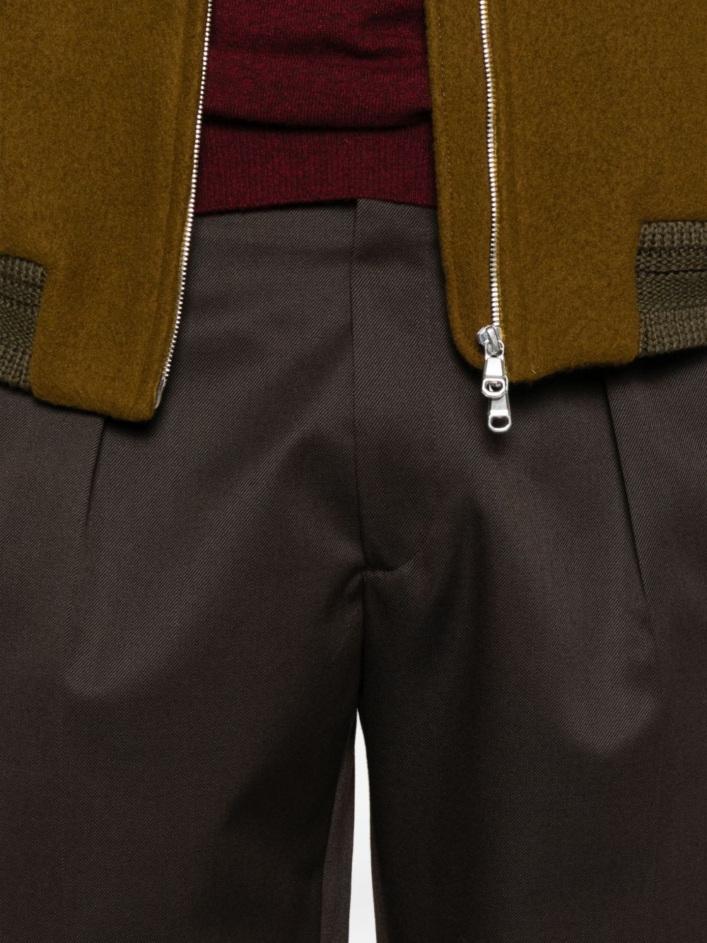 Pantaloni con pieghe in marrone Briglia 1949 - uomo 