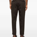 Pantaloni con pieghe in marrone Briglia 1949 - uomo 