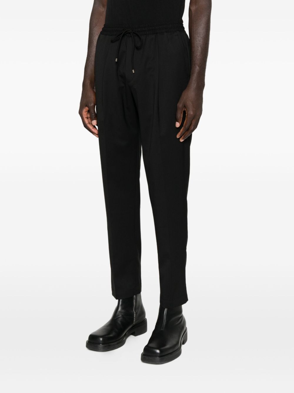 Pantaloni con coulisse e pieghe in nero Briglia 1949 - uomo 