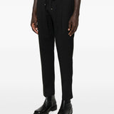 Pantaloni con coulisse e pieghe in nero Briglia 1949 - uomo 