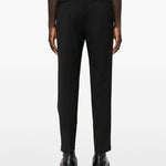 Pantaloni con coulisse e pieghe in nero Briglia 1949 - uomo 