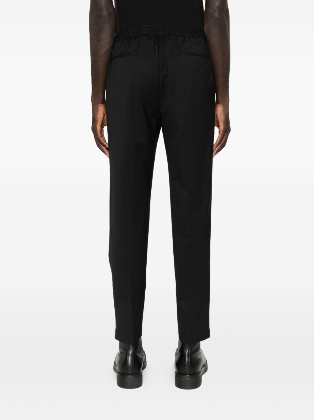 Pantaloni con coulisse e pieghe in nero Briglia 1949 - uomo 