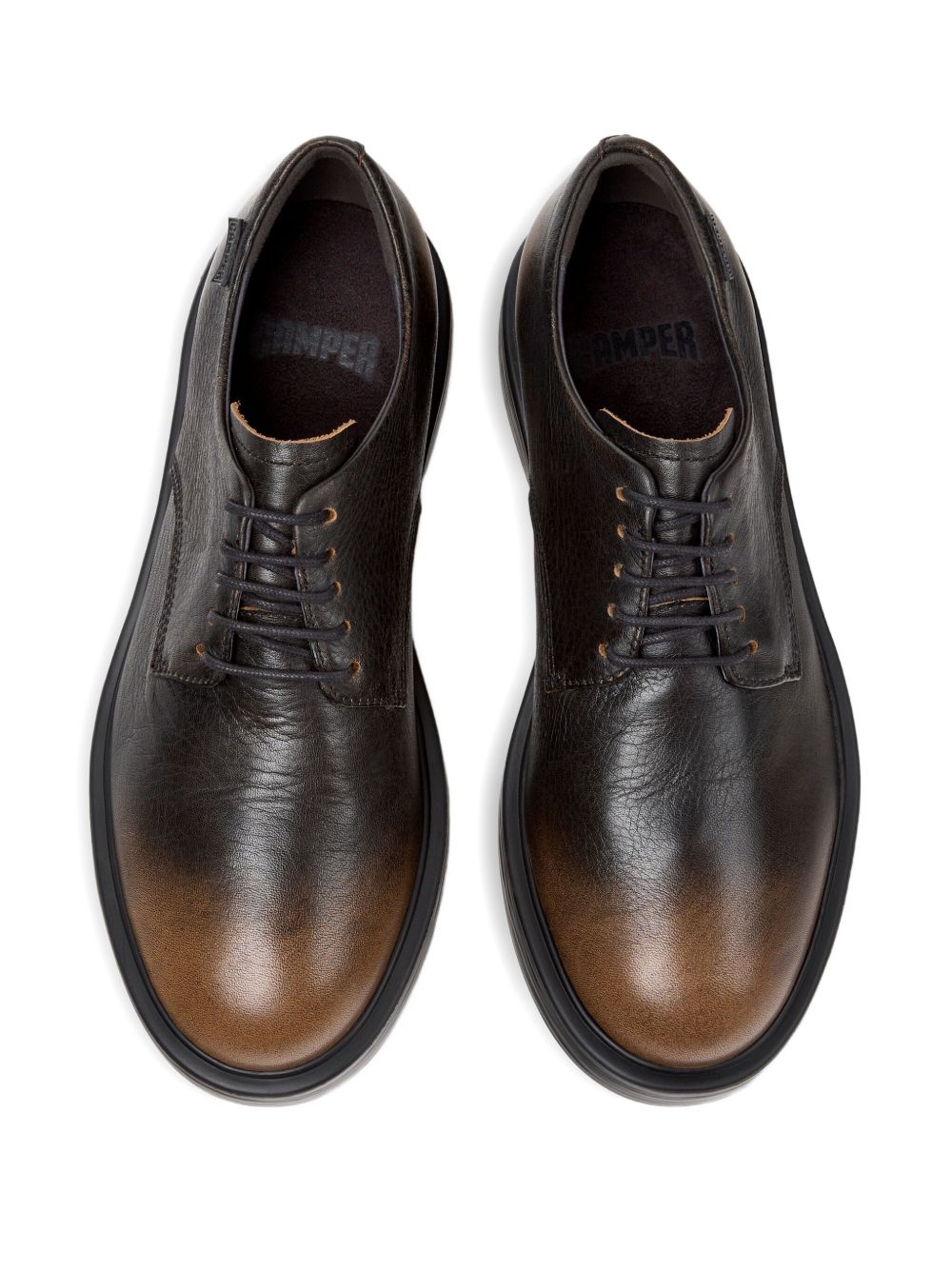 Derby stringate dean in nero e marrone Camper - uomo 