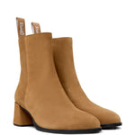 Stivaletti Kora con tacco largo in beige Camper - donna 