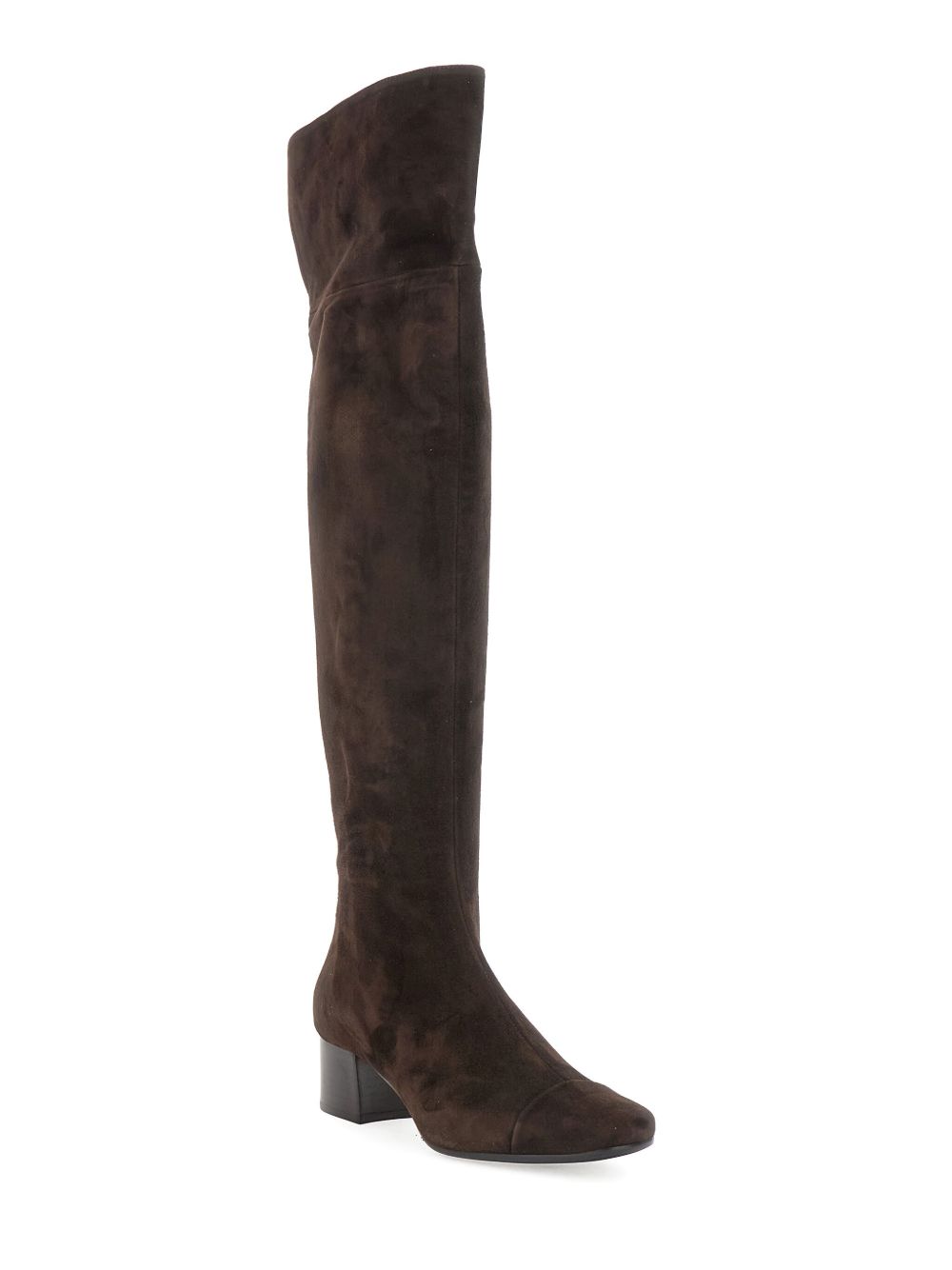 Stivali al ginocchio brigitte in camoscio in marrone Carel paris - donna 
