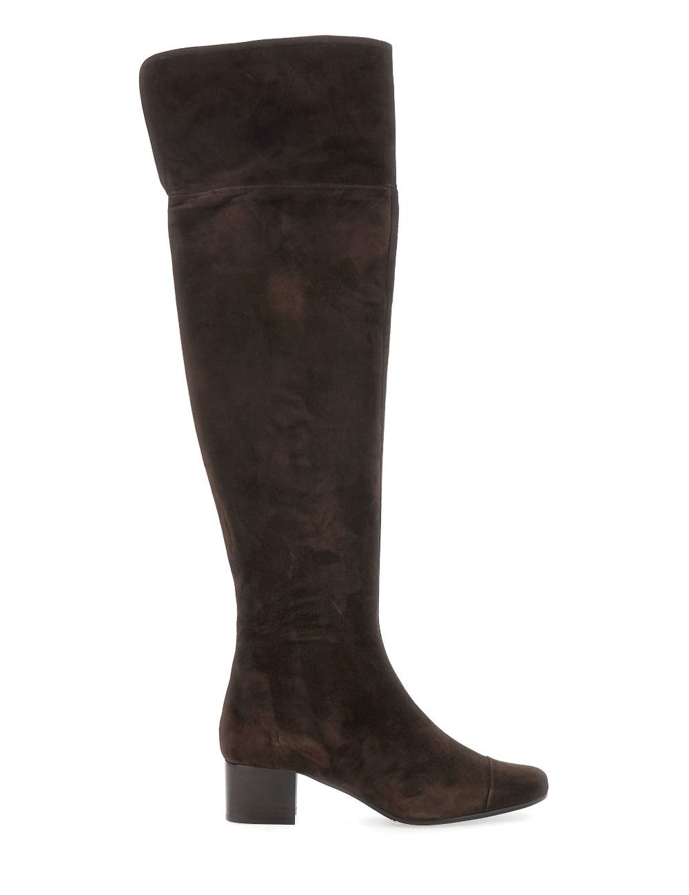 Stivali al ginocchio brigitte in camoscio in marrone Carel paris - donna 