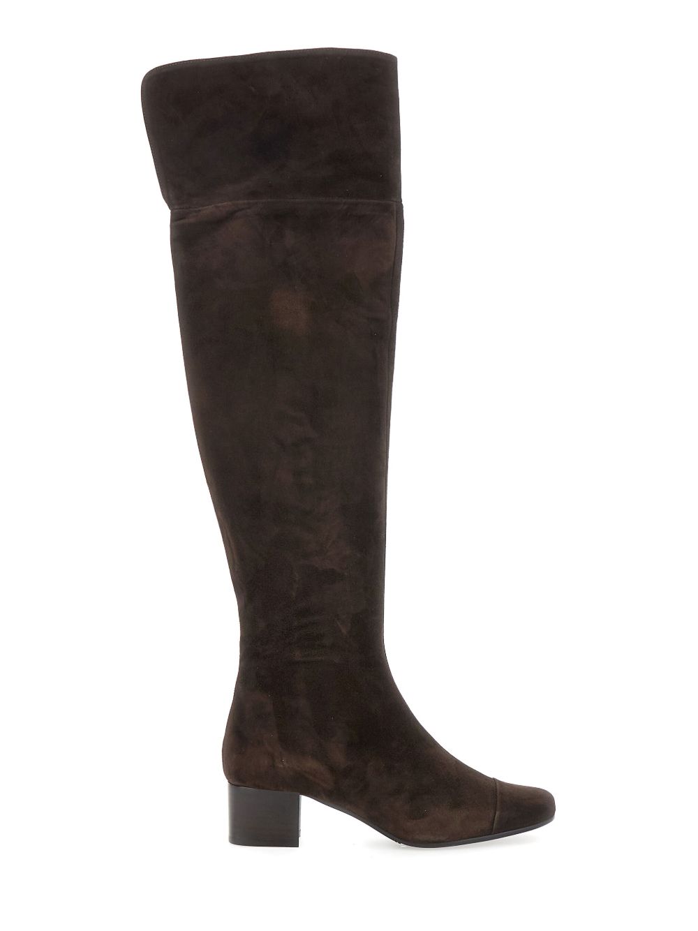 Stivali al ginocchio brigitte in camoscio in marrone Carel paris - donna 