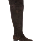 Stivali al ginocchio brigitte in camoscio in marrone Carel paris - donna 