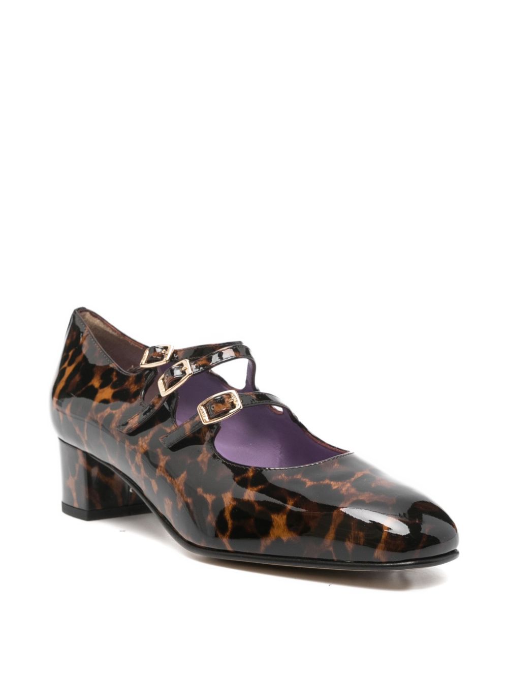 Pumps Kina leopardate 40mm in marrone Carel paris - donna 