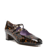 Pumps Kina leopardate 40mm in marrone Carel paris - donna 