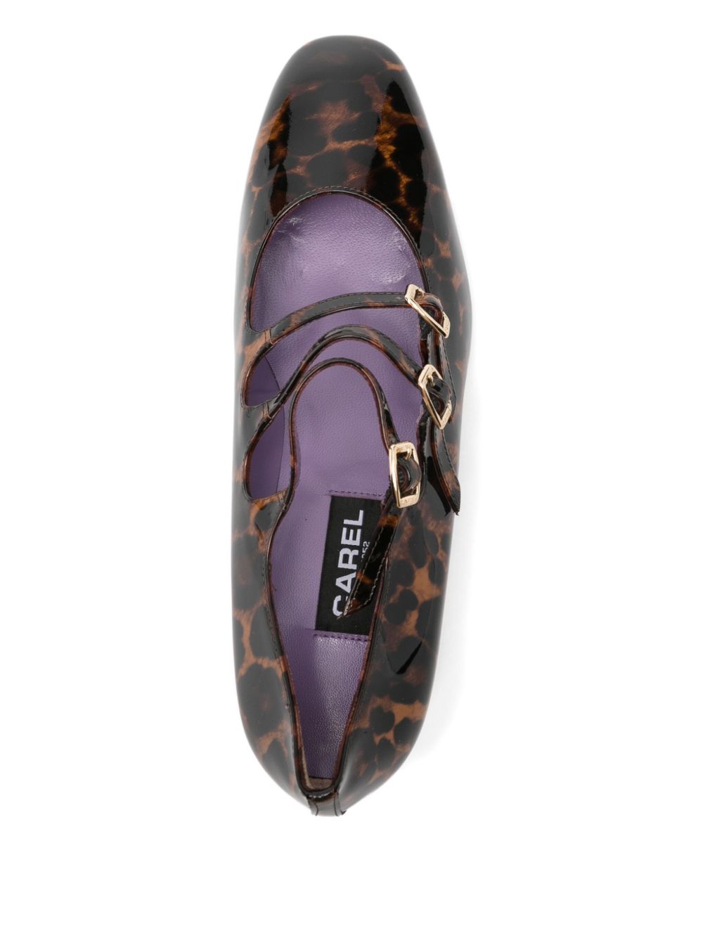Pumps Kina leopardate 40mm in marrone Carel paris - donna 