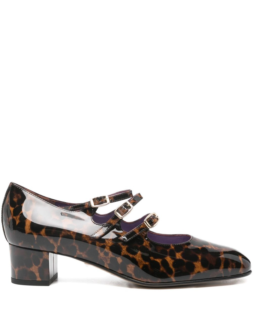 Pumps Kina leopardate 40mm in marrone Carel paris - donna 
