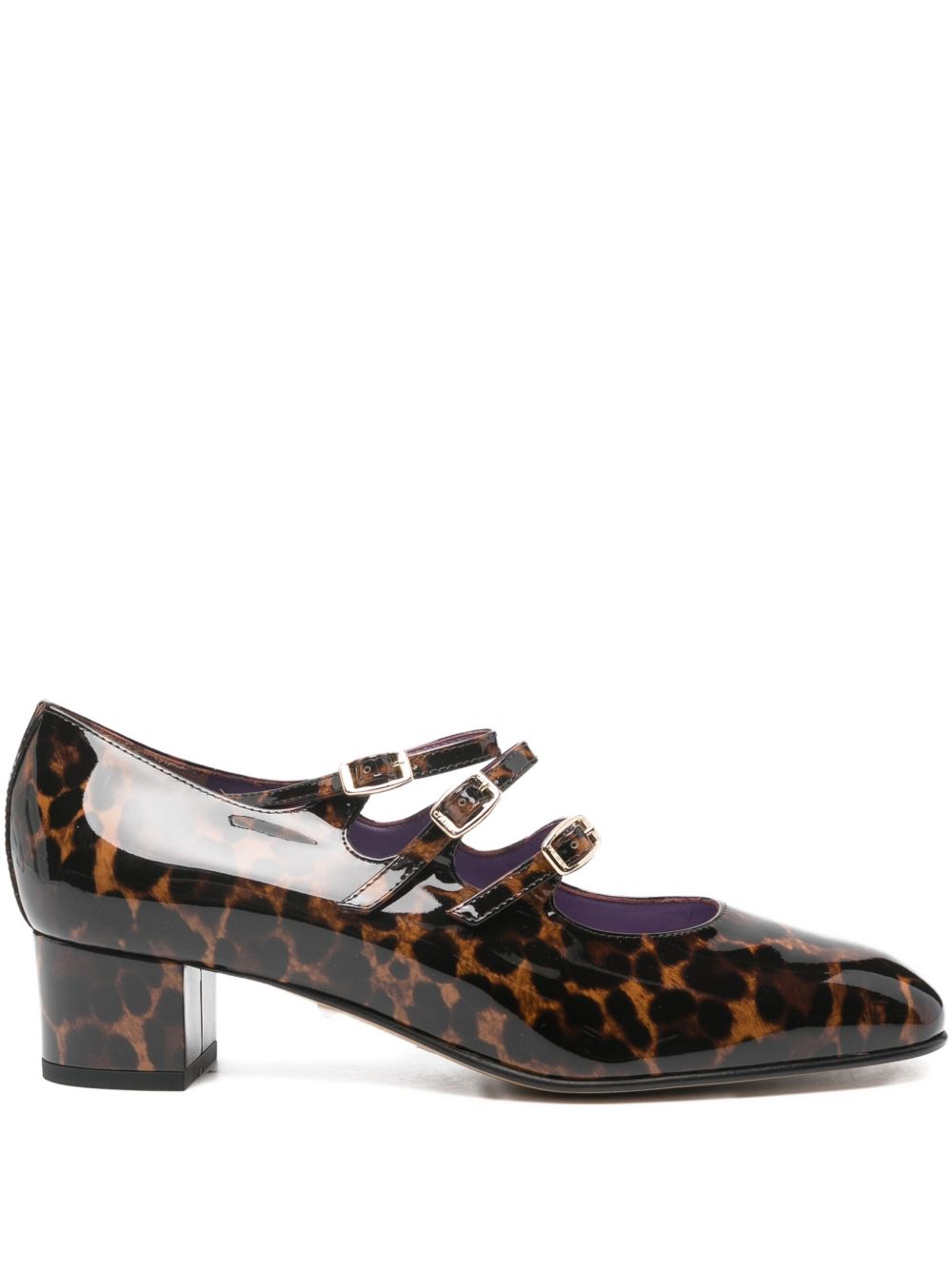 Pumps Kina leopardate 40mm in marrone Carel paris - donna 