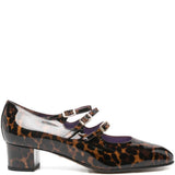 Pumps Kina leopardate 40mm in marrone Carel paris - donna 
