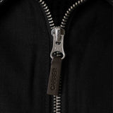 Giacca-camicia Bay con cuciture a contrasto in nero Carrer - unisex 
