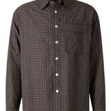 Camicia a quadri in marrone Carrer - unisex 