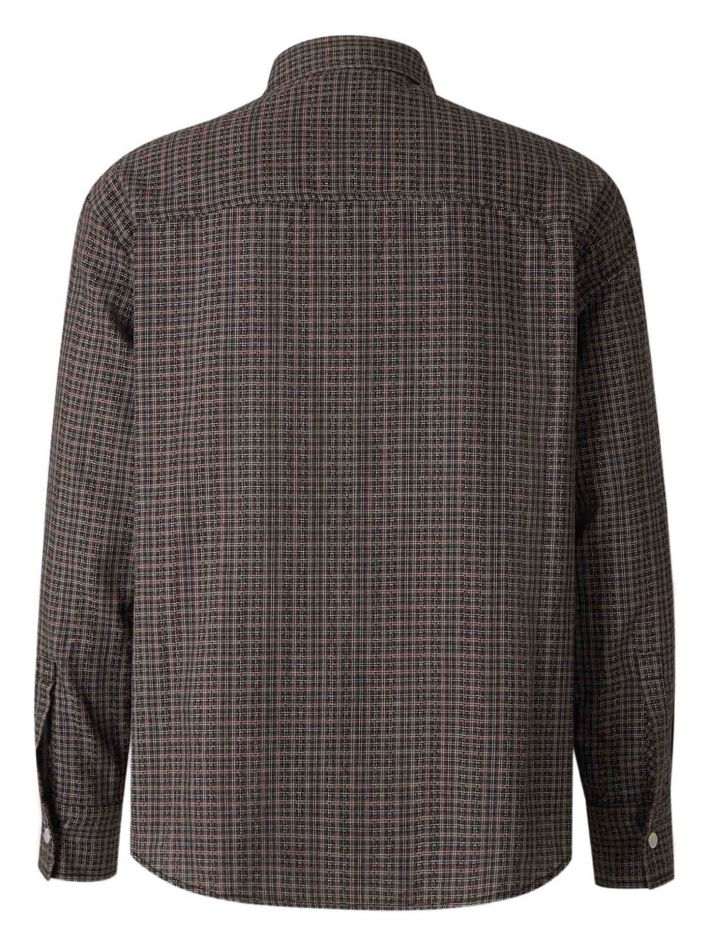 Camicia a quadri in marrone Carrer - unisex 