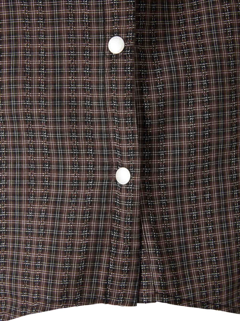 Camicia a quadri in marrone Carrer - unisex 