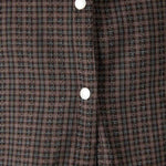 Camicia a quadri in marrone Carrer - unisex 