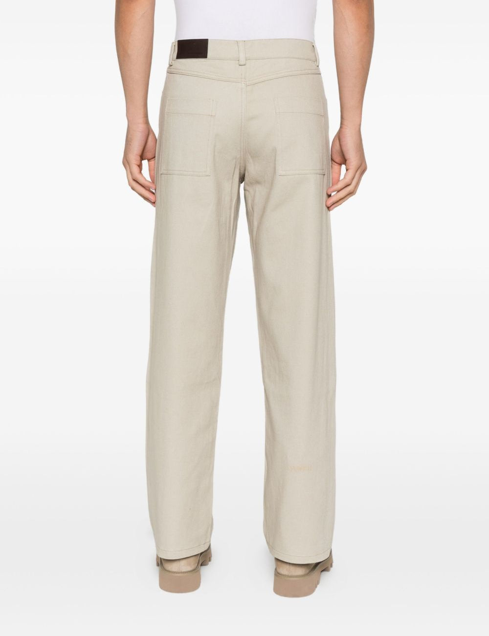 Jeans con tsche in beige Carrer - uomo 