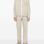 Jeans con tsche in beige Carrer - uomo 