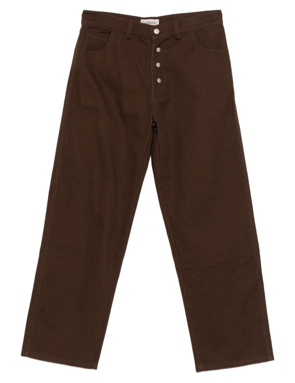 Jeans con tasche in marrone Carrer - uomo 