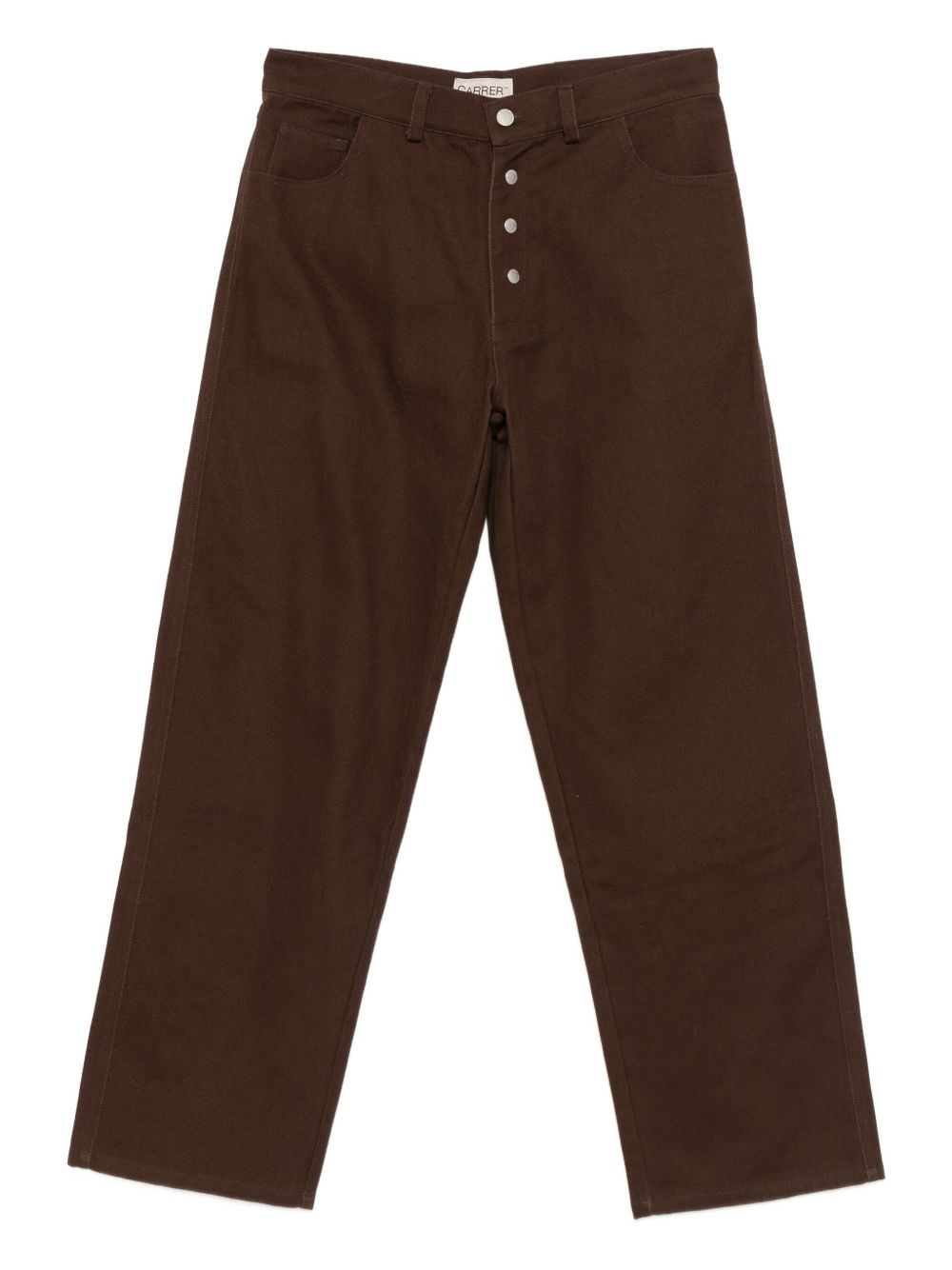 Jeans con tasche in marrone Carrer - uomo 