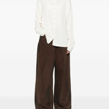 T-shirt con bottoni in bianco Carrer - unisex 
