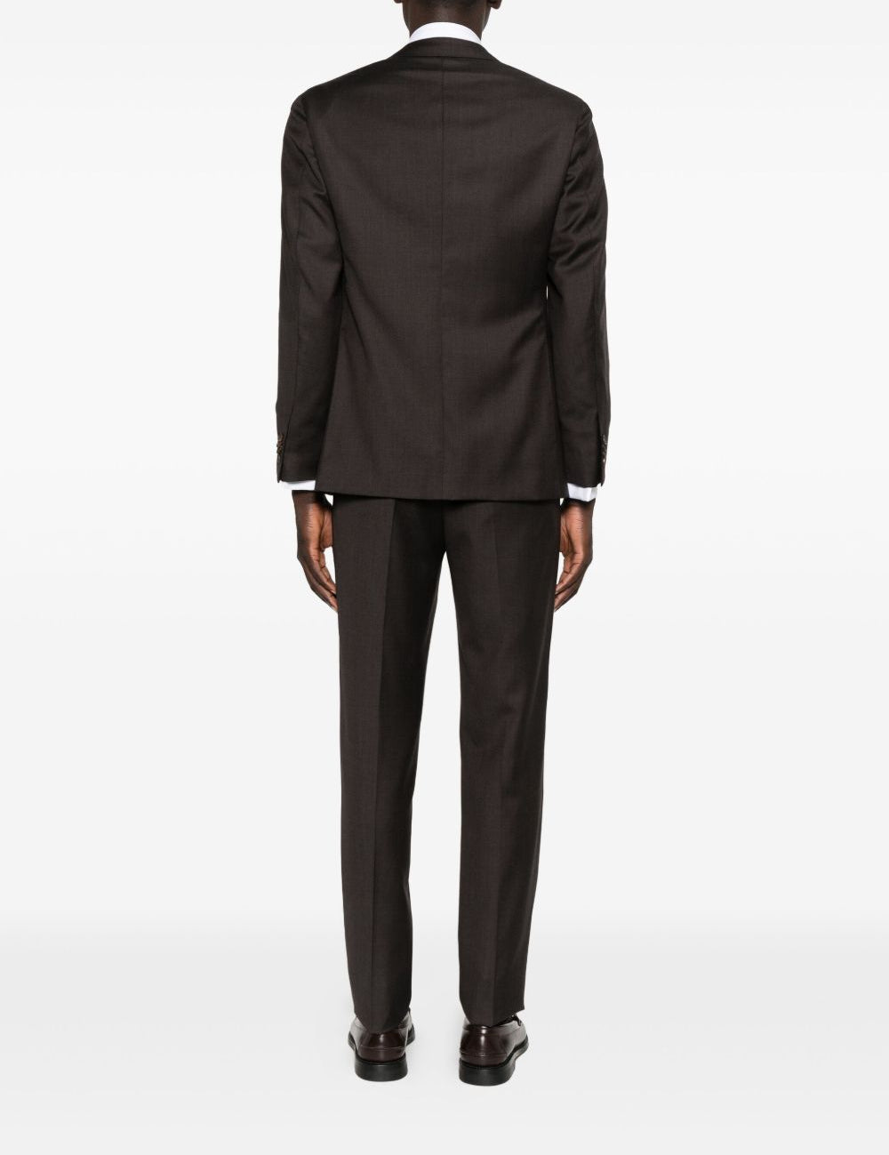 Completo monopetto in marrone Caruso - uomo 