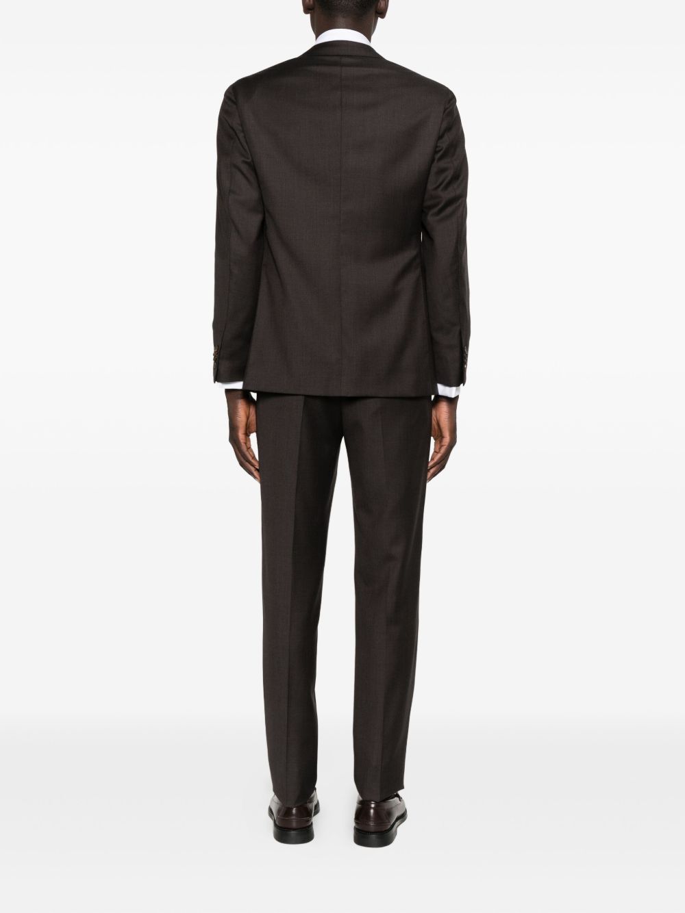 Completo monopetto in marrone Caruso - uomo 