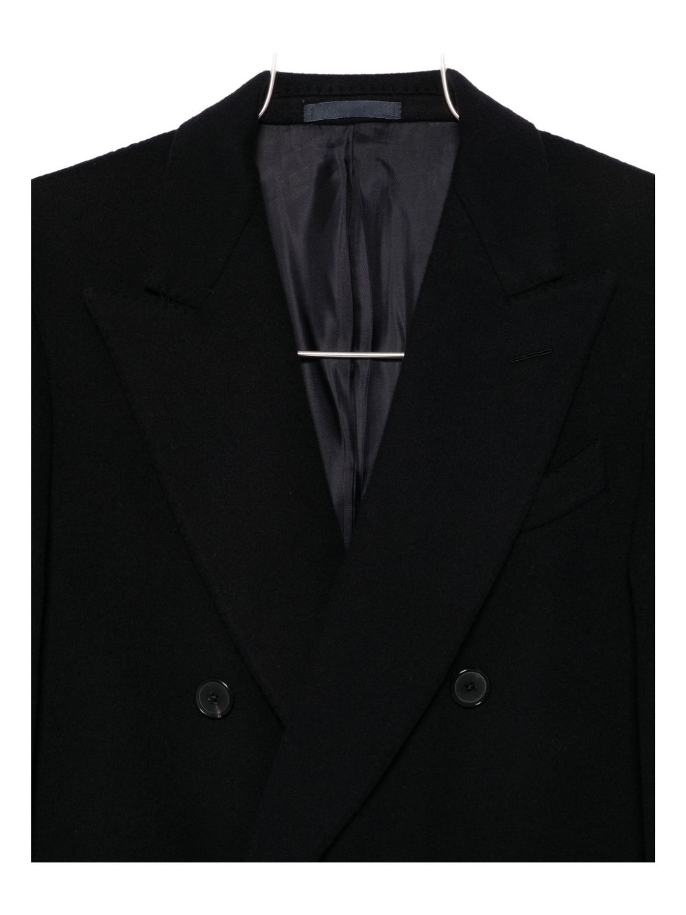 Cappotto doppiopetto in nero Caruso - uomo 