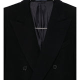 Cappotto doppiopetto in nero Caruso - uomo 
