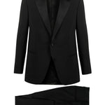 Completo monopetto due pezzi in nero Caruso - uomo 