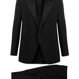 Completo monopetto due pezzi in nero Caruso - uomo 