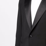 Completo monopetto due pezzi in nero Caruso - uomo 