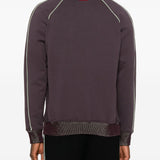 Felpa con rifiniture logo in viola Casablanca - uomo 