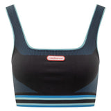 Bralette con logo in blu Casablanca - donna 